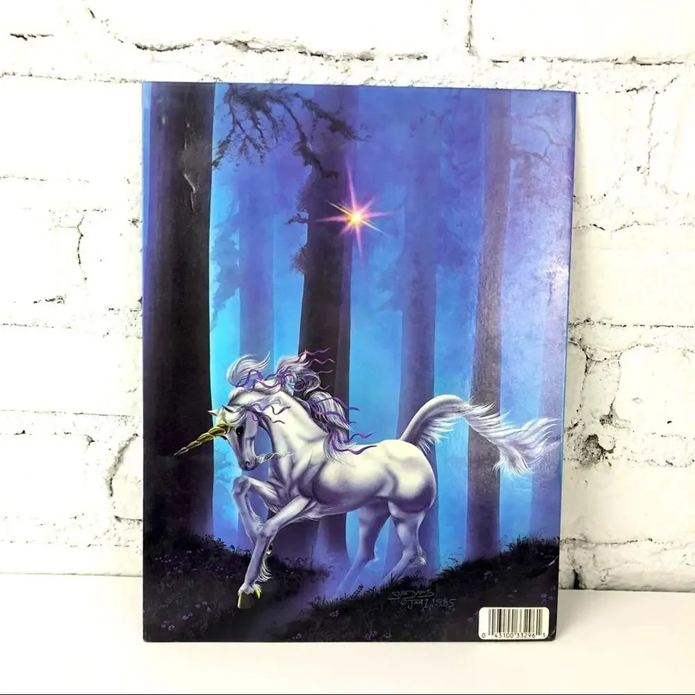 Vintage Mead Fantasy 80’s Unicorn Paper Folder